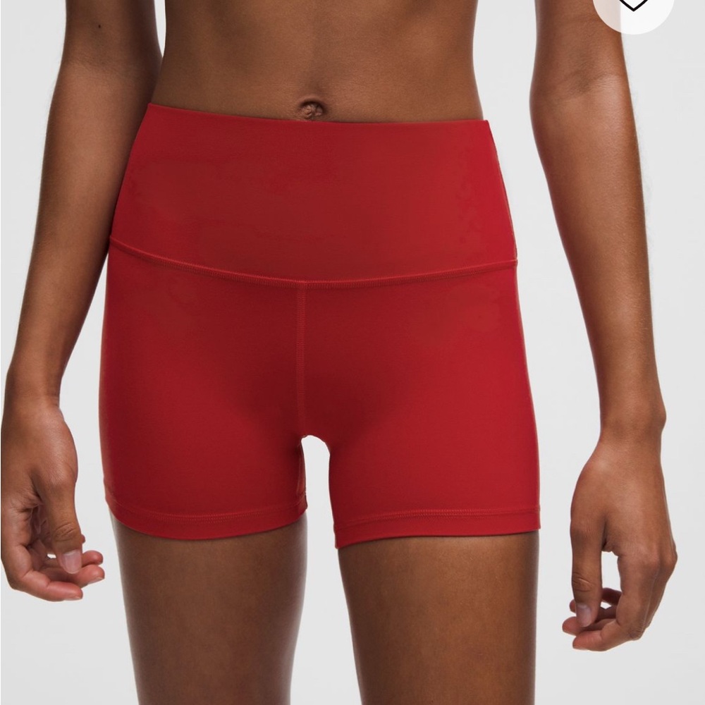 Lululemon NWT Align 4” shorts women’s size 10 - dark red